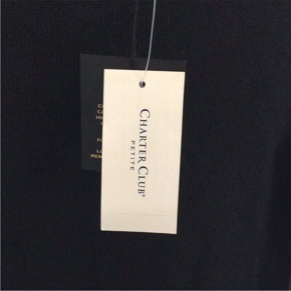 NWT CHARTER CLUB | Turtleneck 100% Cashmere Sweater in black size Large PP PS - Picture 10 of 10
